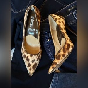 Leopard print Michael Kors heels